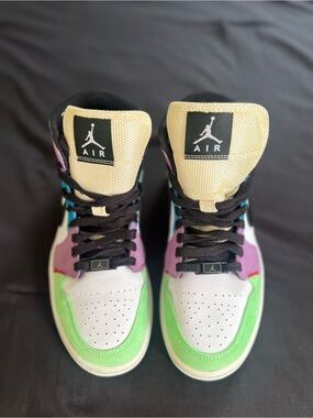 Jordan Air 1 Mid SE High-Top Multi-Color Sneakers